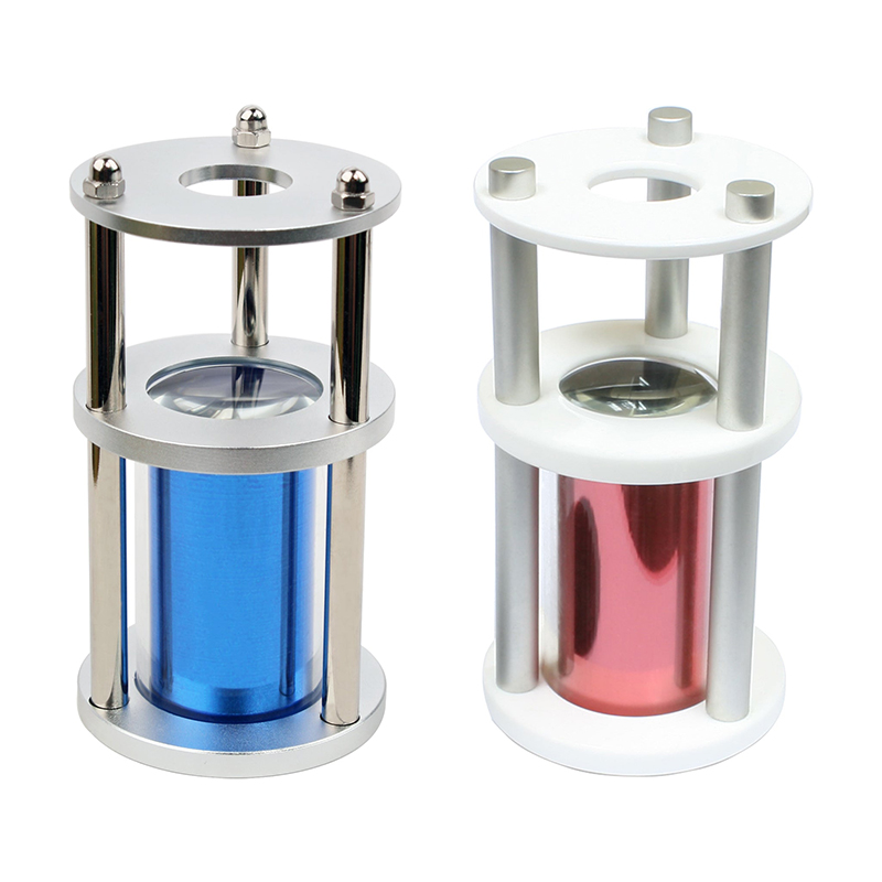 Side-by-side display of the standalone JYBS diamond cutting viewers showing the blue-and-silver and red-and-white framework color profiles. Side-by-side display of the standalone JYBS diamond cutting viewers showing the blue-and-silver and red-and-white framework color profiles.