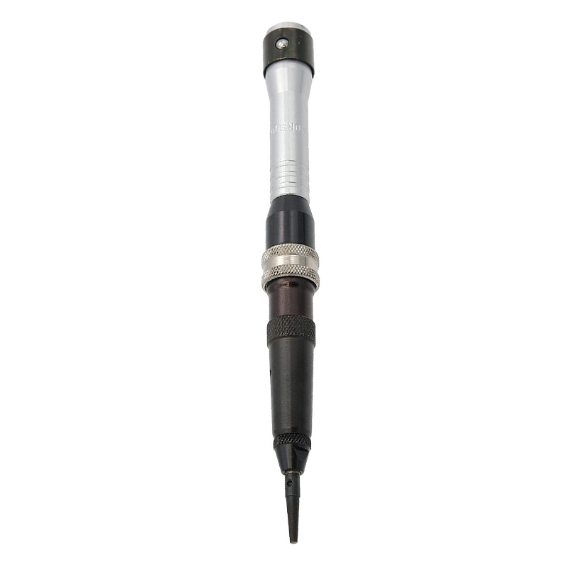Foredom H 15 Hammer Handpiece for flex shaft straight view of hammering end. Foredom H 15 Hammer Handpiece for flex shaft straight view of hammering end.