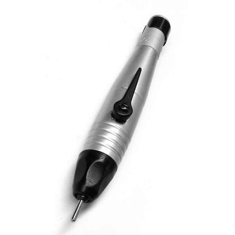 Foredom H 20 Lever-Action Quick Change Handpiece angled view showing lever action mechanism. Foredom H 20 Lever-Action Quick Change Handpiece angled view showing lever action mechanism.