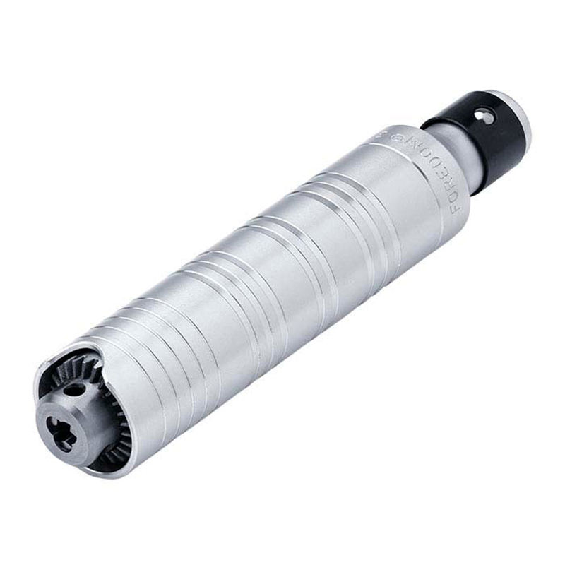 Foredom H 30 Chuck Handpiece angled view showing 3-jaw precision geared chuck detail. Foredom H 30 Chuck Handpiece angled view showing 3-jaw precision geared chuck detail.