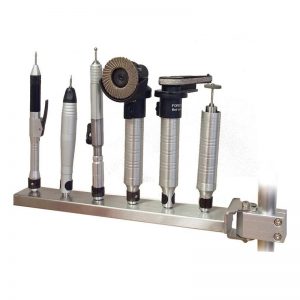 Foredom Multi Handpiece Arm with pegs for storing up to six handpieces flex shafts and micromotors
