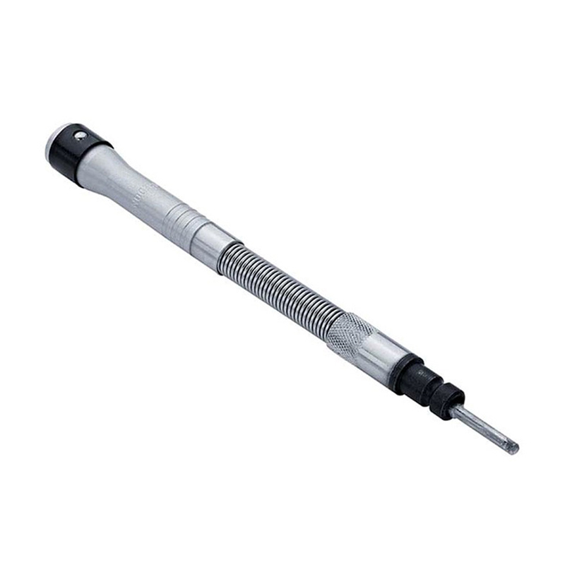 Oblique view of Foredom HP775 Duplex Spring Adapter, Key Tip to Key Tip connection for flexshaft system. Oblique view of Foredom HP775 Duplex Spring Adapter, Key Tip to Key Tip connection for flexshaft system.