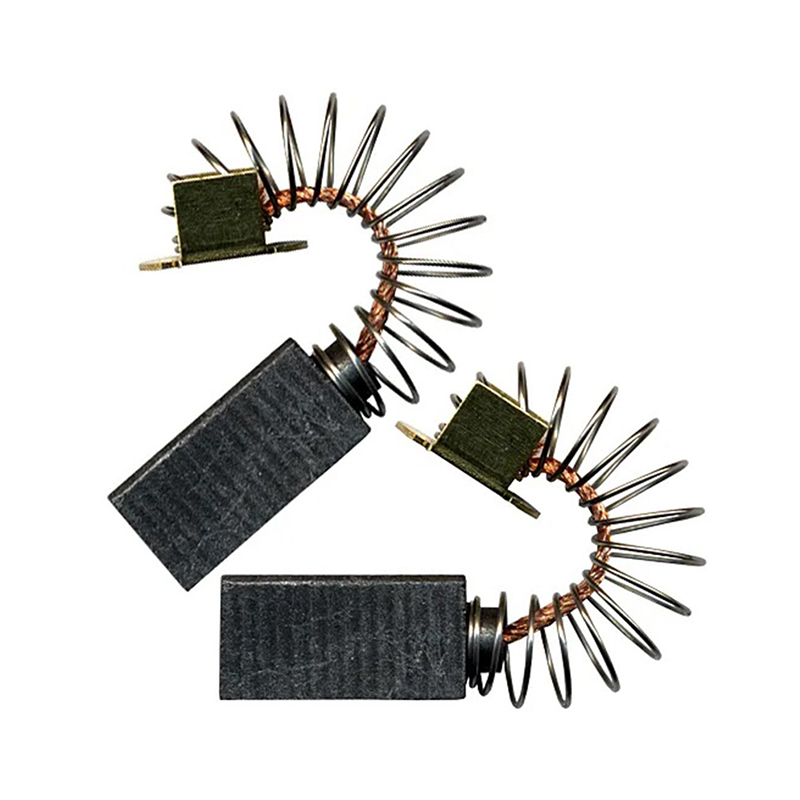Foredom power tool replacement brushes, dark carbon block with coiled wire and terminal. Foredom power tool replacement brushes, dark carbon block with coiled wire and terminal.
