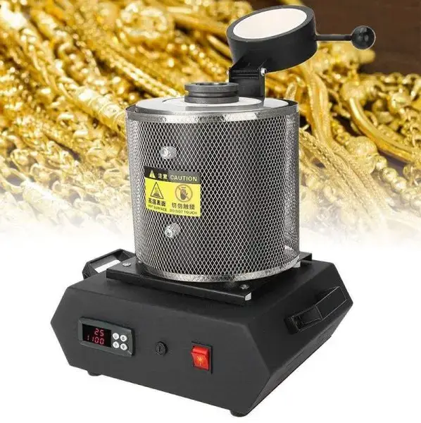 gold melting furnace with insulation net