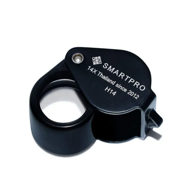 SmartPro H14 14x triplet loupe with high-quality optics for professional inclusion and diagnostic analysis.