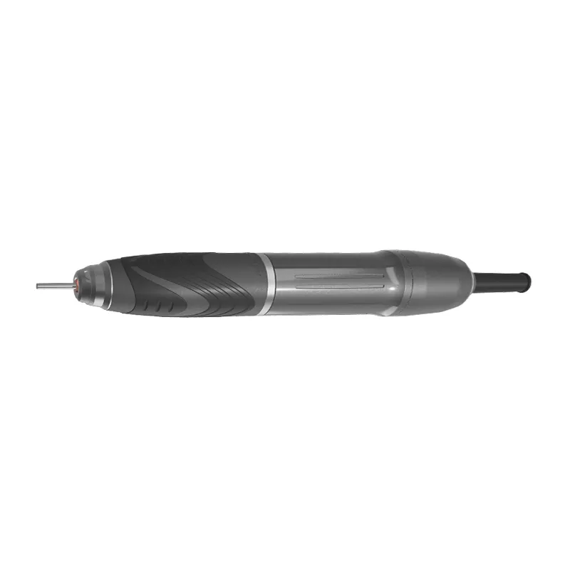 prime sense a9 rhjc Side profile view of the sleek gray and black RHJC Prime Sense A9 brushless micromotor rotary handpiece.