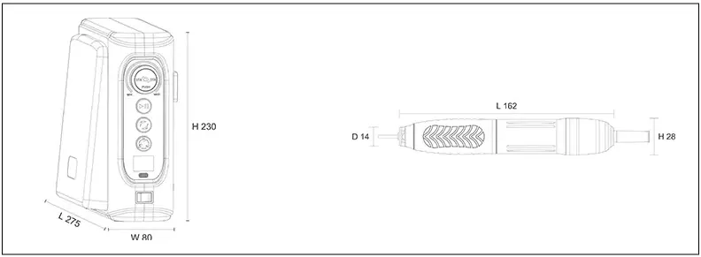 Engineering blueprint illustrating the specific dimensional length, width, and height metrics of the A9 components. Engineering blueprint illustrating the specific dimensional length, width, and height metrics of the A9 components.