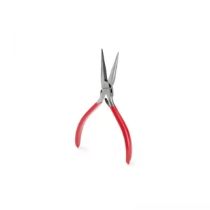 Front perspective view of the German-made NIQUA Antilope 145mm smooth chain nose pliers showcasing its extra-long handles and box-joint head.