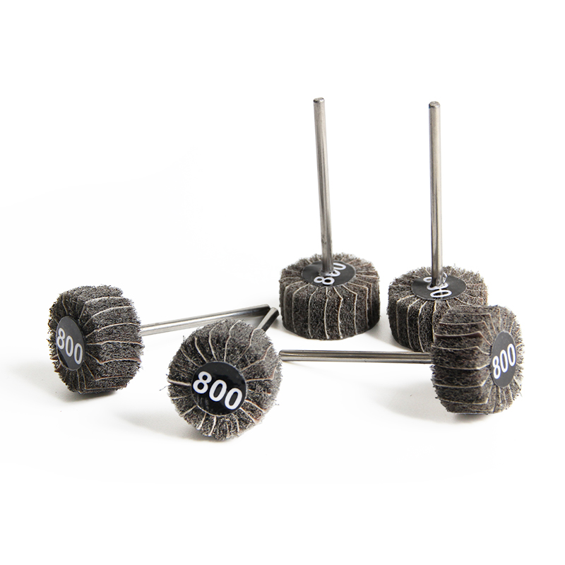 adn® mini hybrid mounted emery wheels cylinder shape Five-piece arrangement of ADN 20x10mm hybrid cylinder emery wheels displaying 800# ultra-fine grit labels and flat-face cylindrical heads.