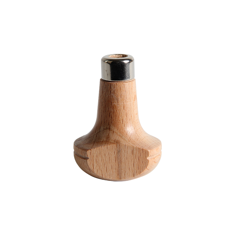 technique® asic handle for beading tools Frontal profile showing the wide flat bottom facet designed to prevent bench roll-off and allow low-angle clearance.