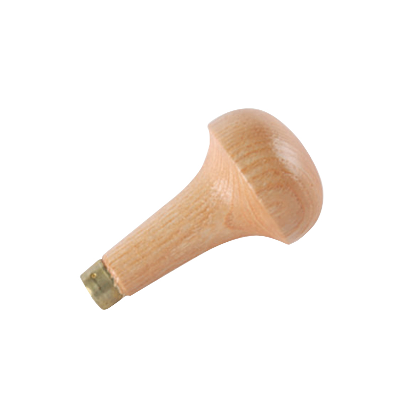 technique® asic handle mushroom long Side-angled view highlighting the extended 47mm neck taper and mushroom cap of the #18452 graver handle.