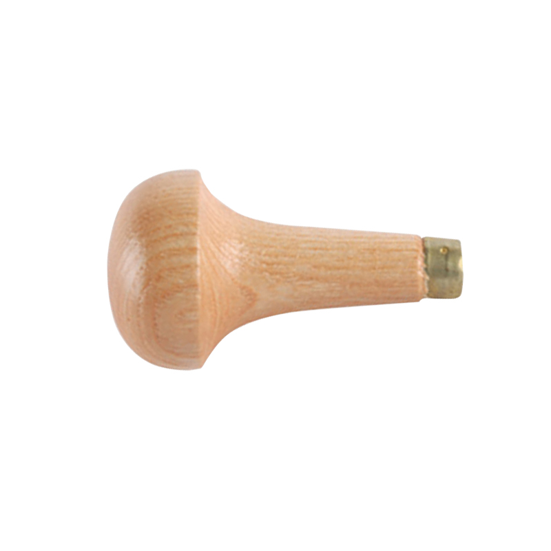 technique® asic handle mushroom long Horizontal view detailing the proportions, waist contour, and brass collar of the TECHNIQUE ASIC 47mm handle.