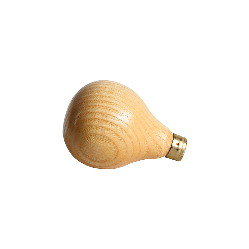 technique® asic handle pear short Horizontal profile showcasing the anatomical taper and smooth palm contour of the #18465 pear handle.