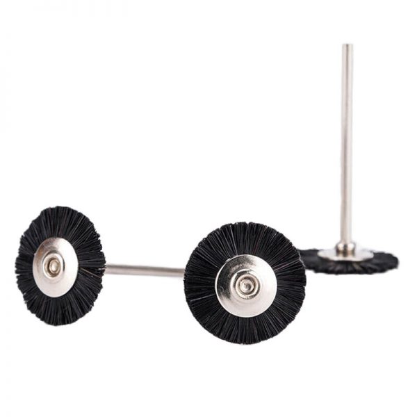 miniature brush black bristle jybs