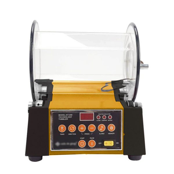kt 250 digital rotary barrel tumbler jybs