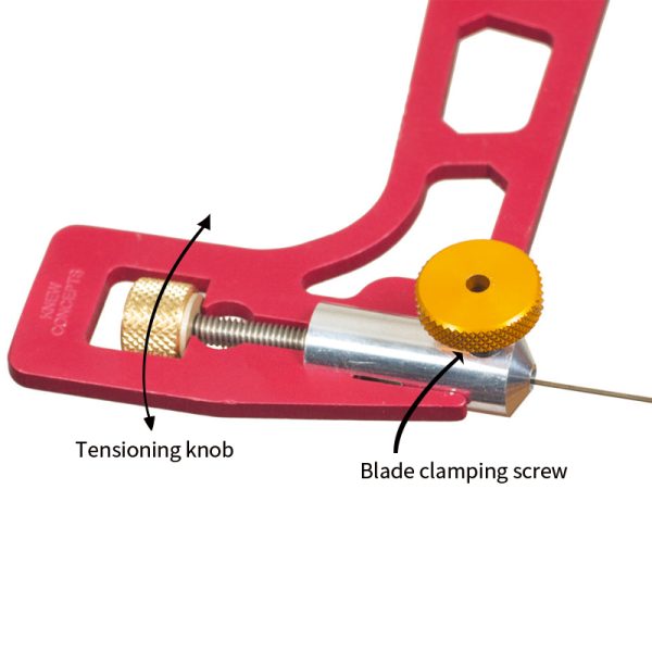 knewconcepts® mk3 3" fret saw with screw tension