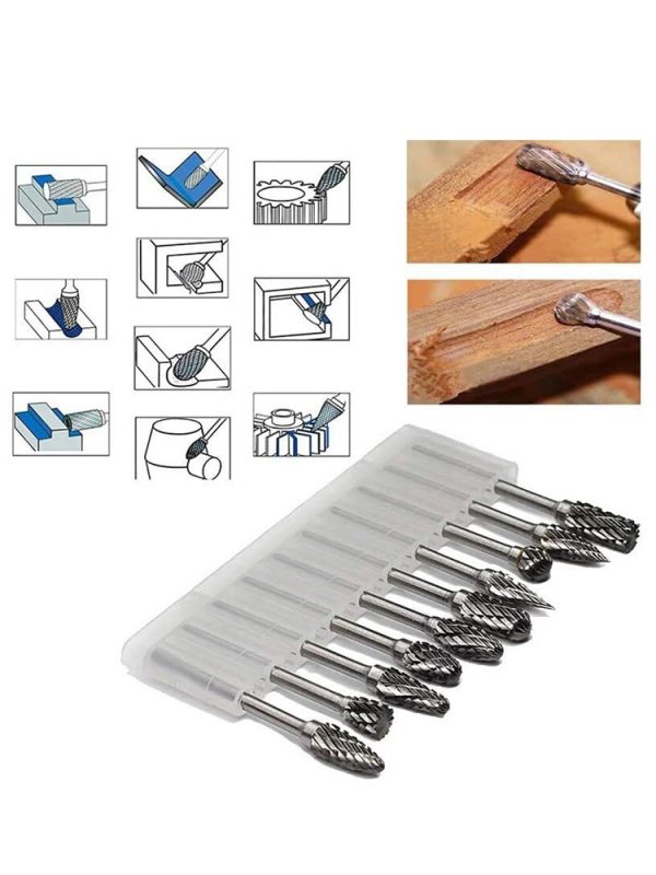 tungsten carbide bur single cut jybs