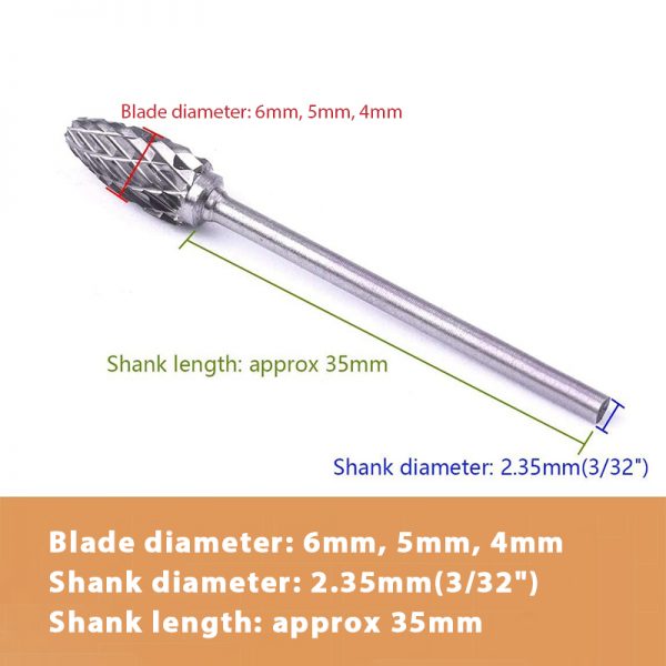 tungsten carbide bur cross cut jybs