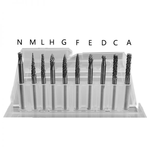 tungsten carbide bur single cut jybs