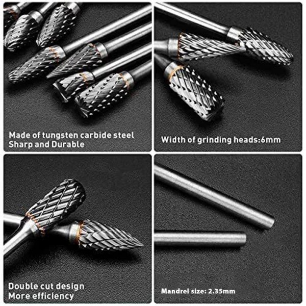 tungsten carbide bur single cut jybs
