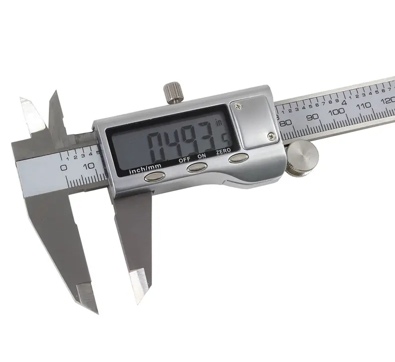 a silver digital jewelry caliper