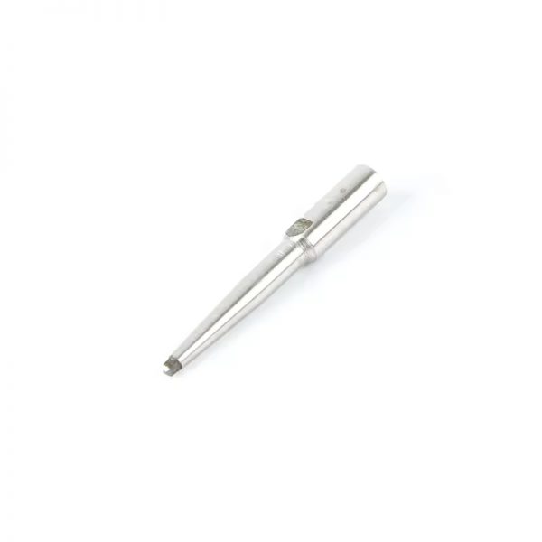 Angled view of a silver MCD Diamond Engraving Point showing the diamond tip Precision tool for jewelry texturing