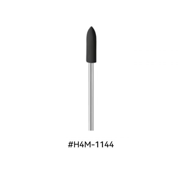 Black EVE® Universal 2.35mm Mounted Bullet Shape Rubber Polisher 5x16MM #H4M-1144