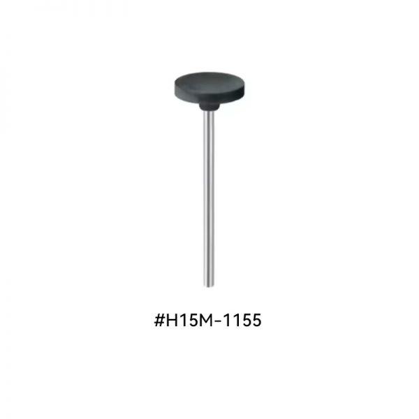 eve® universal h15 silicone polisher #h15g-1155, flat 14.5x2mm, black