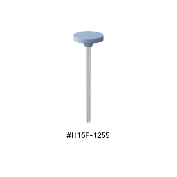 eve® universal h15 silicone polisher #h15g-1255, flat 14.5x2mm, blue