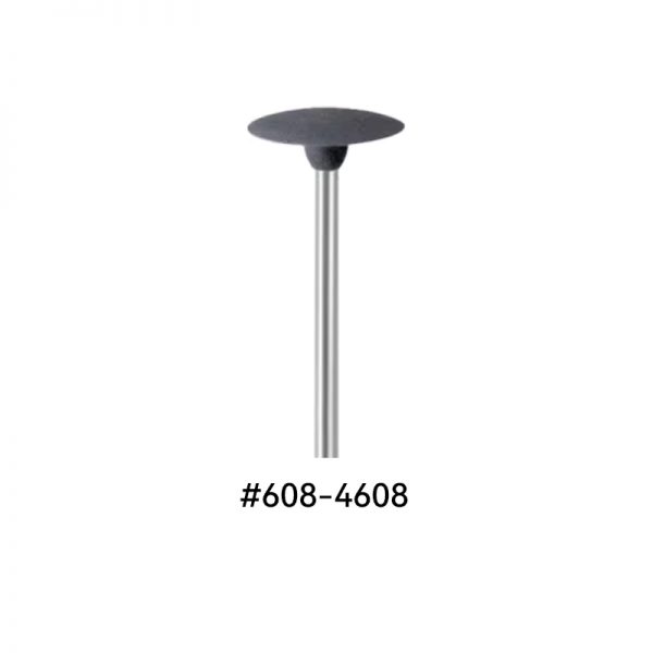 EVE® EVEFLEX Silicone Polishing Wheel #608-4608, 14.5x2.5mm knife edge, grayish black