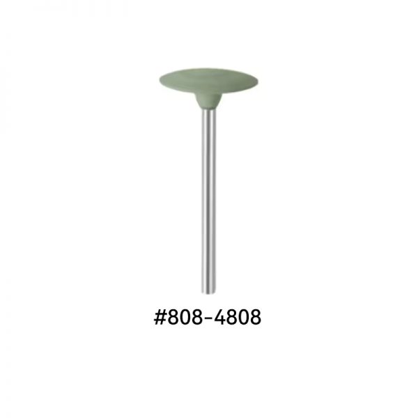 EVE® EVEFLEX Silicone Polishing Wheel #808-4808, 14.5x2.5mm knife edge, grass green