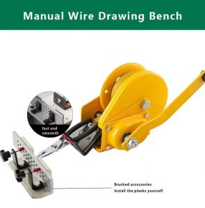 manual wire drawing table accessories