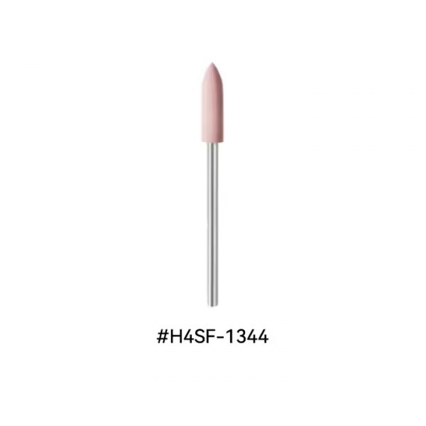 Pink EVE® Universal 2.35mm Mounted Bullet Shape Rubber Polisher 5x16MM #H4SF-1344