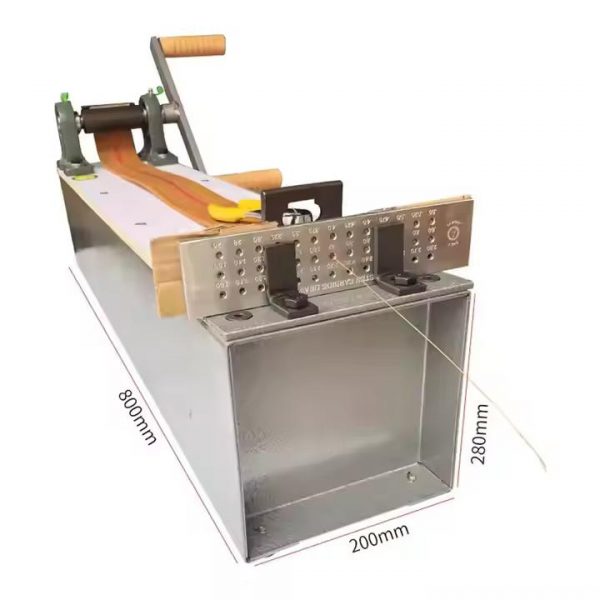 rear view precision jewelry wire draw bench with multiple dies and dimensions