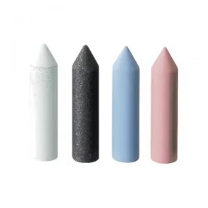 Set of four EVE® Universal 6x24MM bullet point silicone polishers in assorted colors