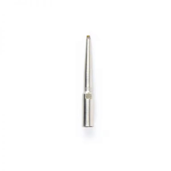 Side profile of a silver MCD Diamond Engraving Point highlighting its slim design and diamond tip