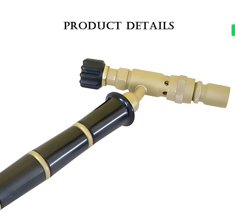 A close-up of the ORCA M75 torch kit, showing details of the handle and the adjusting valve