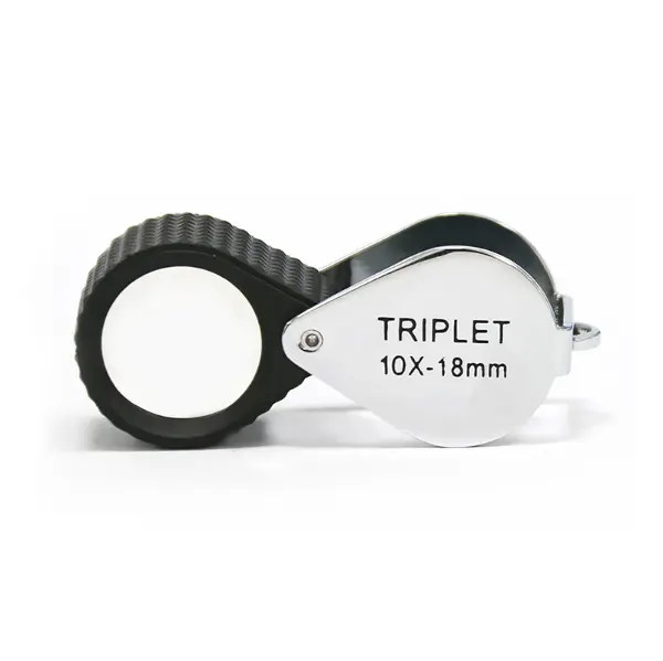 jeweler 10x handheld magnifying glass