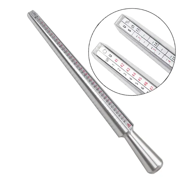 size ring mandrel with numbers 1