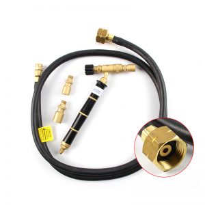 The complete ORCA® M75 CMG Jewelry Welding Torch KIT with hose, torch, and various nozzles